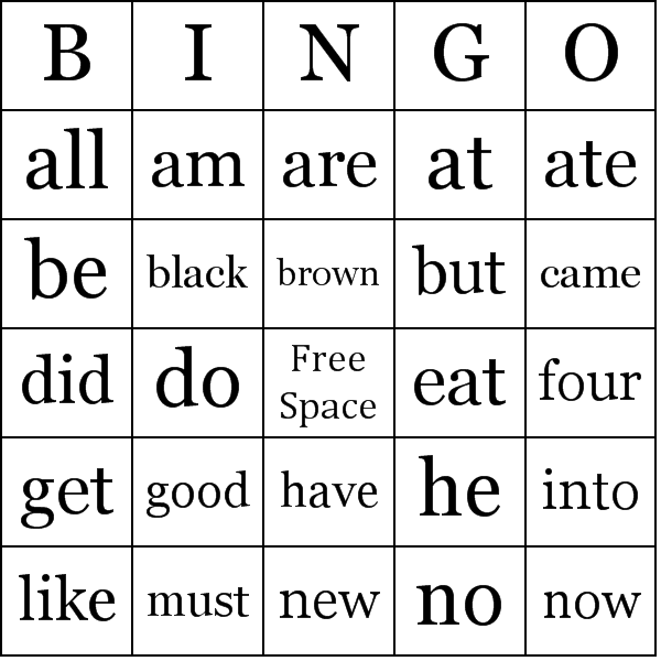 frequency of with  word words kindergarten are of common words sight high  cards use for group sight a printable a