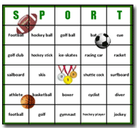 sports bingo